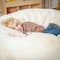 Flash Furniture Bean Bag Chair, White Back, 42 in W 42" L 19" H DG-BEAN-LARGE-FUR-WH-GG - alternate 8
